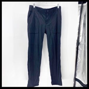 REI co-o mid rise cinch-able hem black quick dry pants Gorpcore outdoor hiking